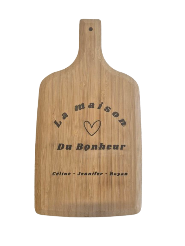 Planche à découper personnaliser.