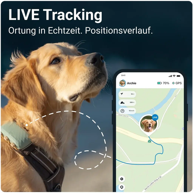 Tractive GPS DOG XL /+ 18 KG - green