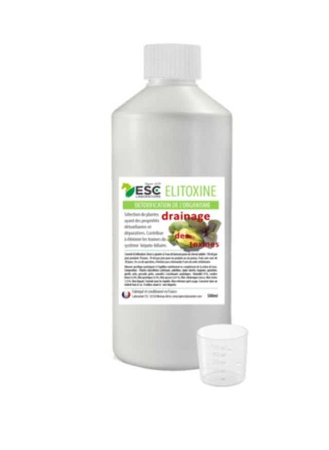 ELITOXINE – Drainage detox cheval – Complément liquide à base de plantes