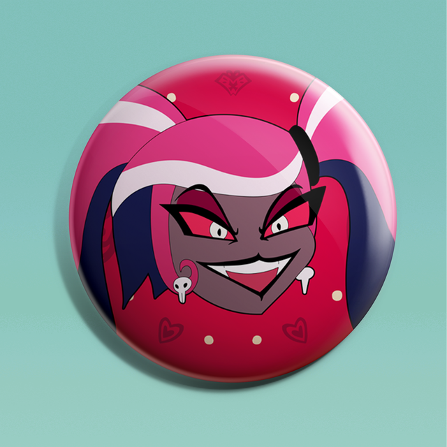 Hazbin Hotel Velvette Badge