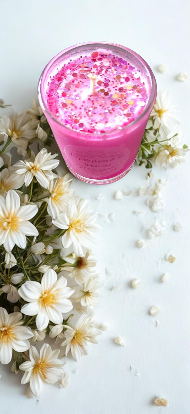 Bougie Monoi Cerise 