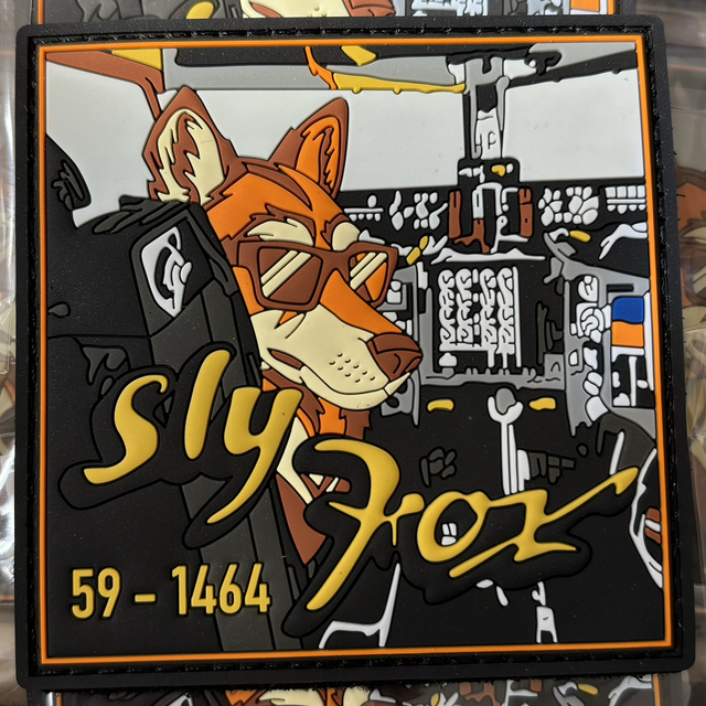 SLY FOX KC135 Nose Art Patch