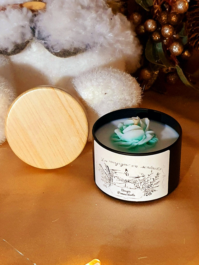 Bougie Pomme Verte (Rose)