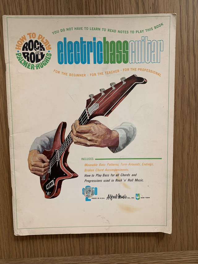 How To Play Rock 'n' Roll: Electric Bass Guitar Palmer Hughes Alfred Music 1966