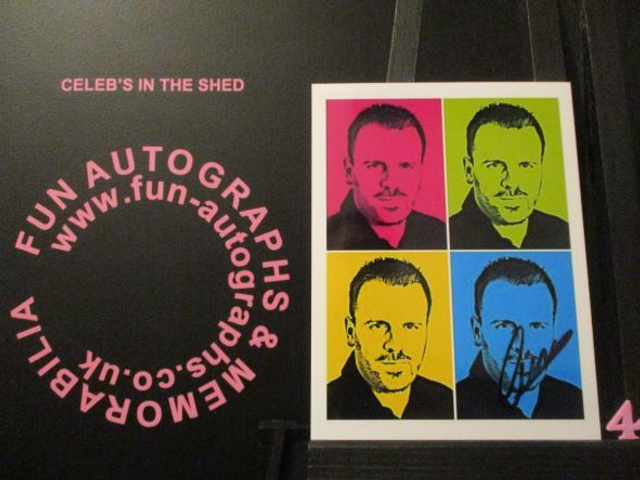 Simon Phillips Authentic Autographed 6x4.5 Pop Art Limited Edition (4)