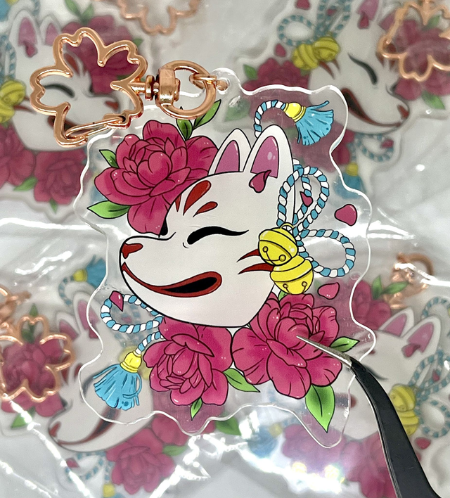 KEYCHAIN MASQUE CHAT