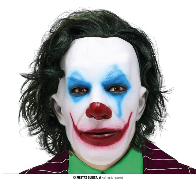 HALLOWEEN MASCHERA,  JOKER NEW
