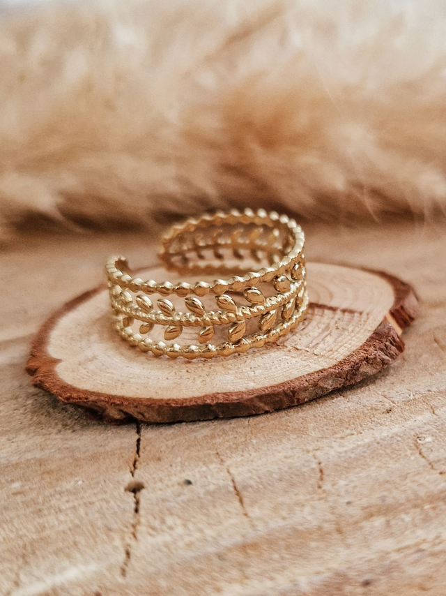 Bague "Césaria" - Modèle doré 