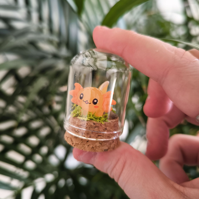 Toup&#039;tit protecteur - Axolotl orange