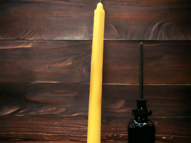 Tafelkerze Bienenwachs 