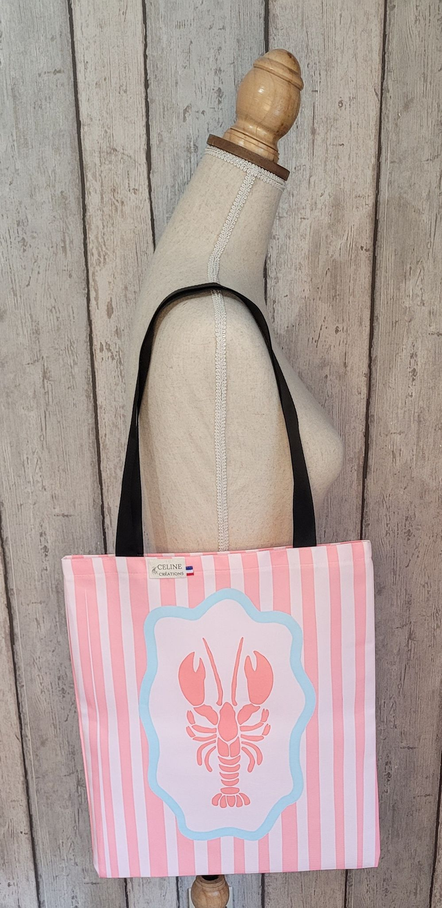 Tote bag Homard