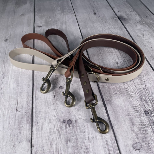 Taupe Waterproof BioThane® Lead