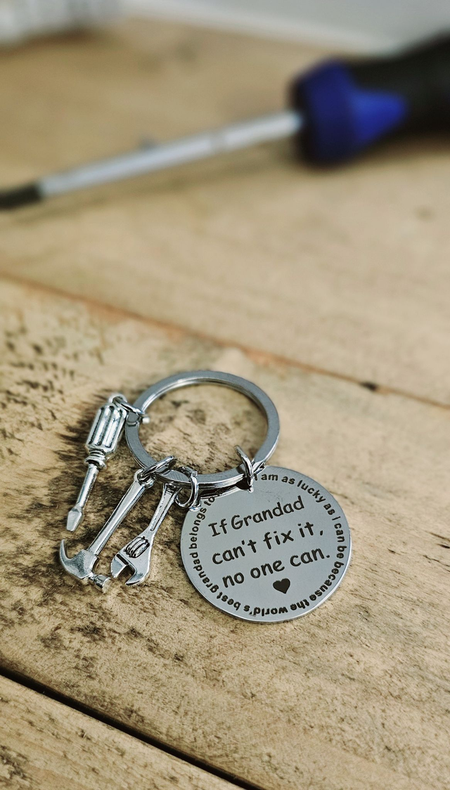 If Grandad Can&#039;t Fix It Keyring