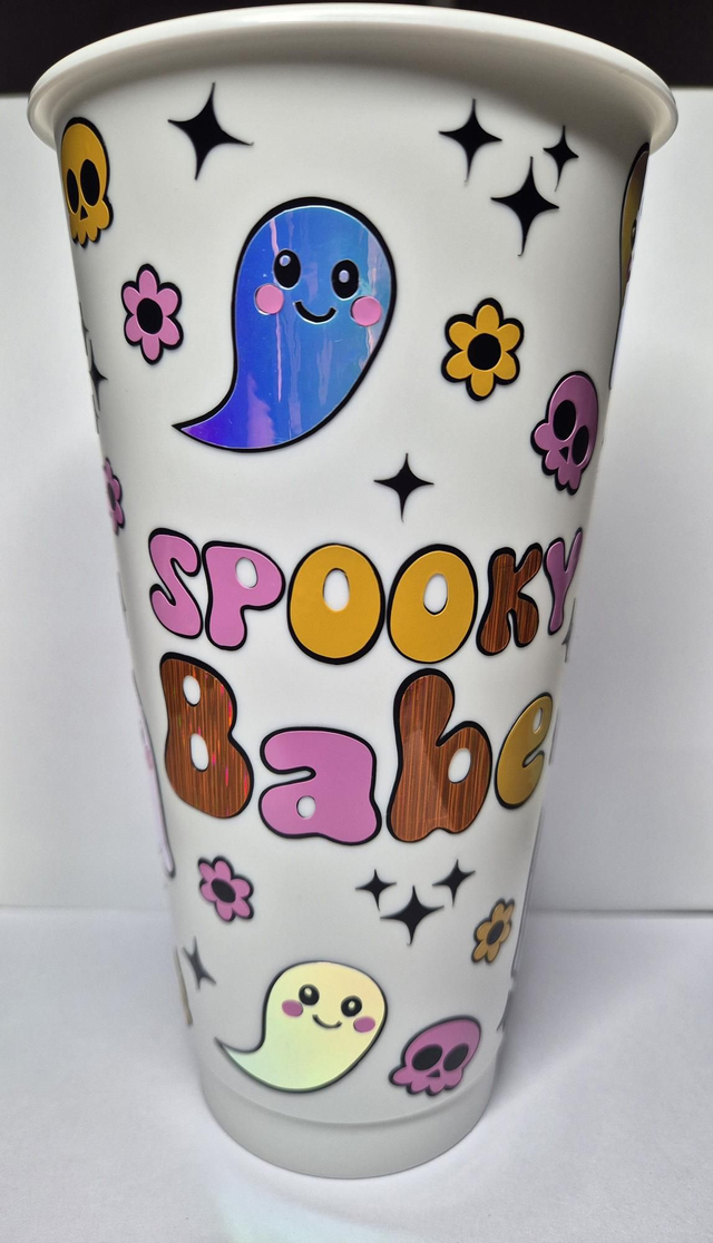 "Spooky Babe" cold cup 24oz