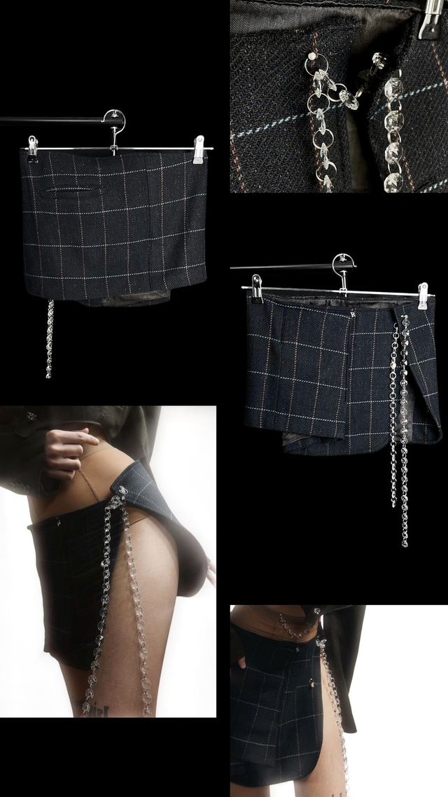 Jupe Upcycled - Paul(e) - S