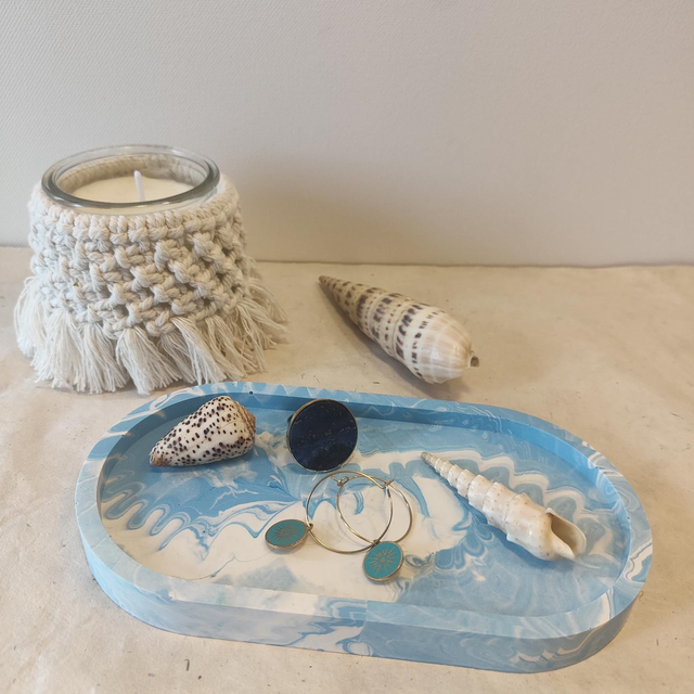 Vide poche ovale Marin