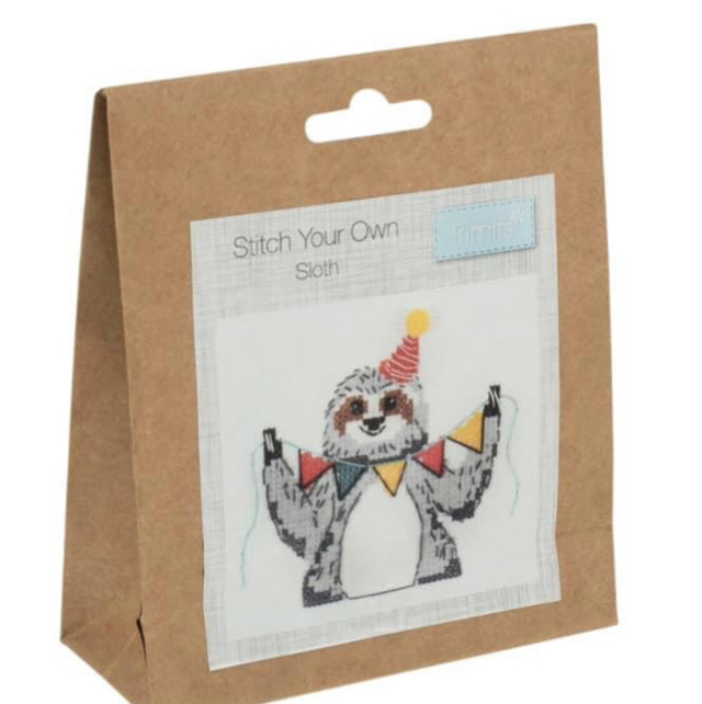 Sloth Counted Cross Stitch