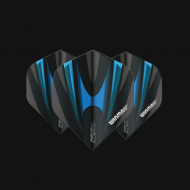 Winmau Prism Alpha Flight Black &amp; Blue 5023231012210