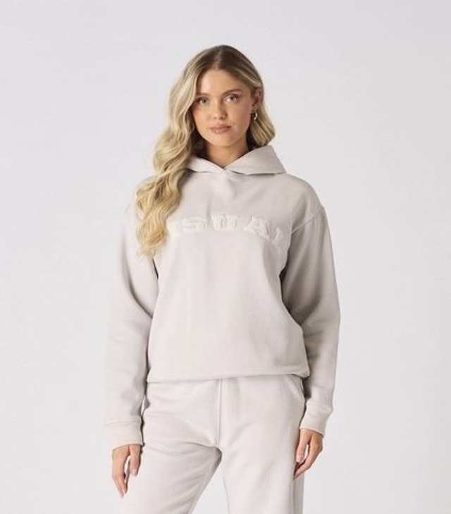 Stone Slogan Hoodie 