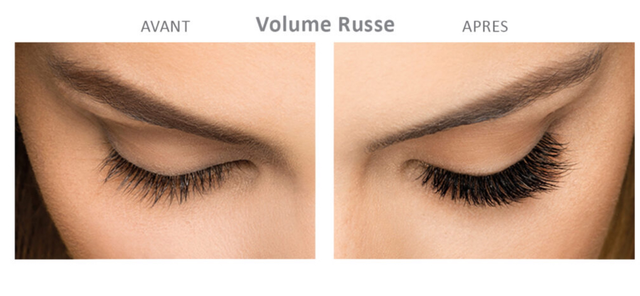 Extension de cil volume russe 