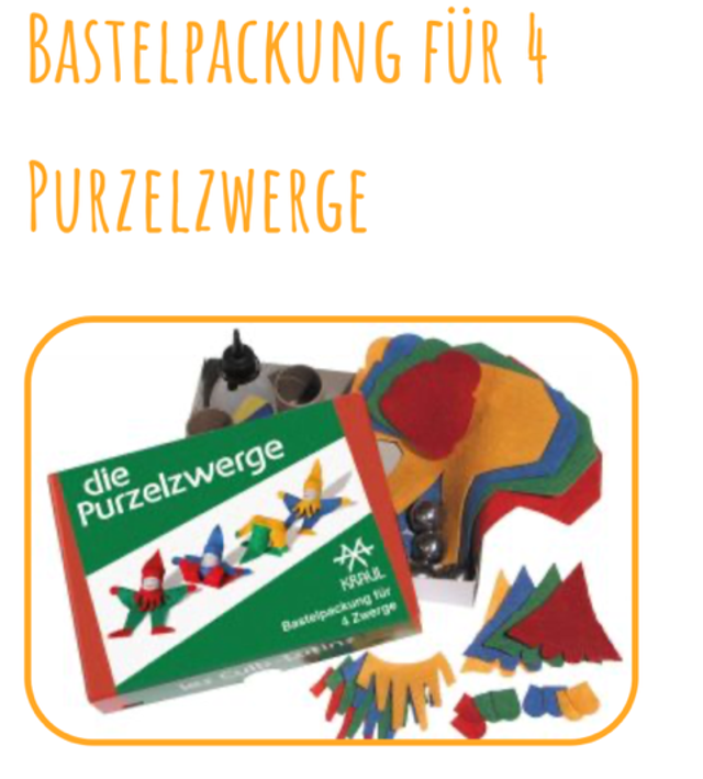 Purzelzwerge Bastelpackung