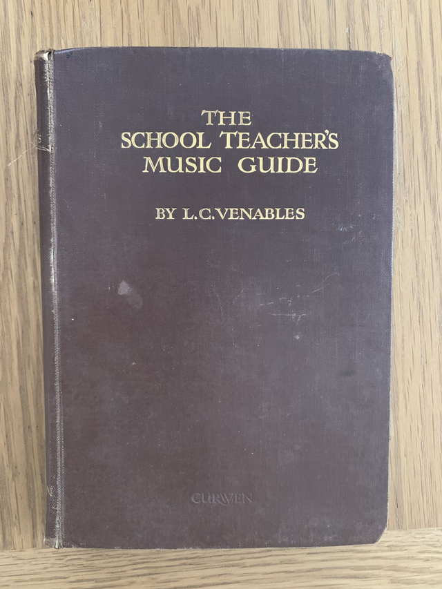 School Teacher's Music Guide by Venables
