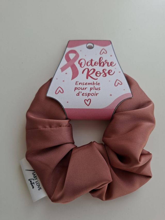 Chouchou octobre rose 