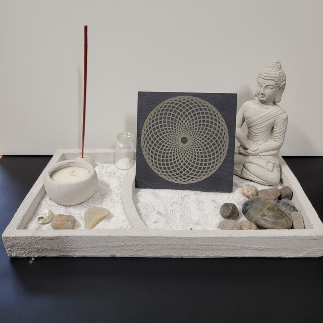 Dessous de verre ardoise "torus"