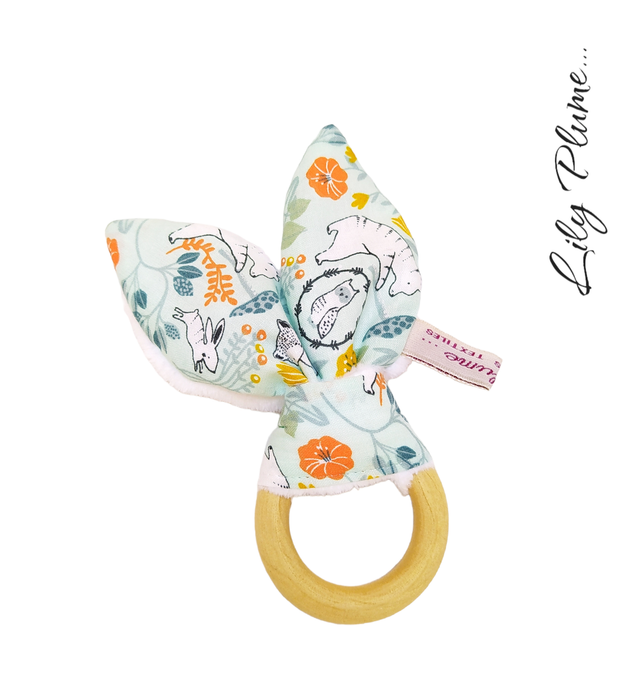 Hochet de dentition ours, écureuils