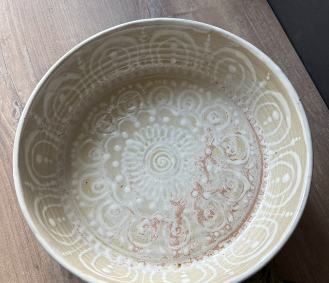 Turquoise Salad Bowl