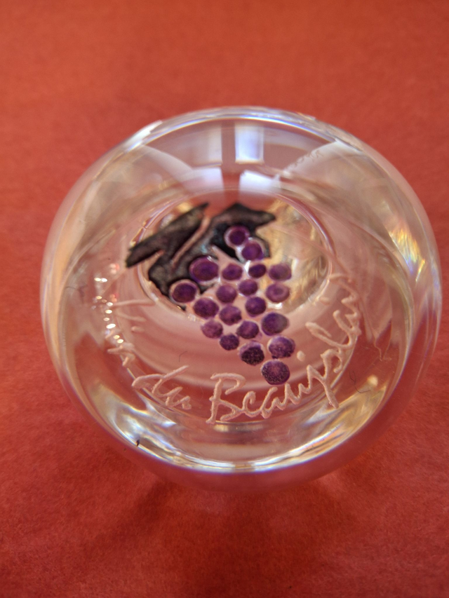 Bouchon cristal Vin du Beaujolais pour vin de table