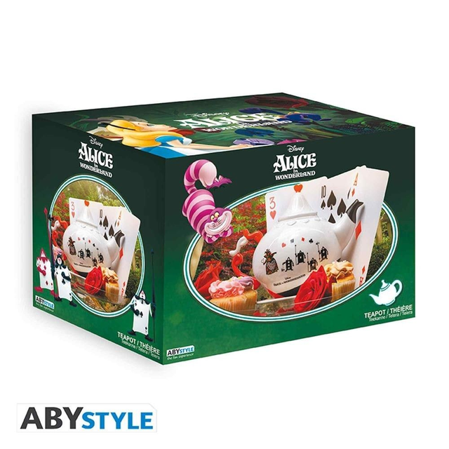 Disney Alice in Wonderland Queen Of Hearts Ceramic Premium Teapot