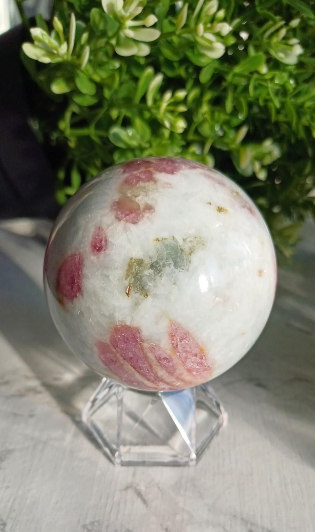 Pink Tourmaline Sphere