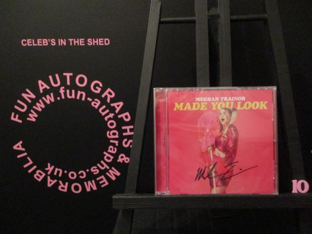 Meghan Trainor - 'Made You Look' Authentic Autographed Single Cover (10)