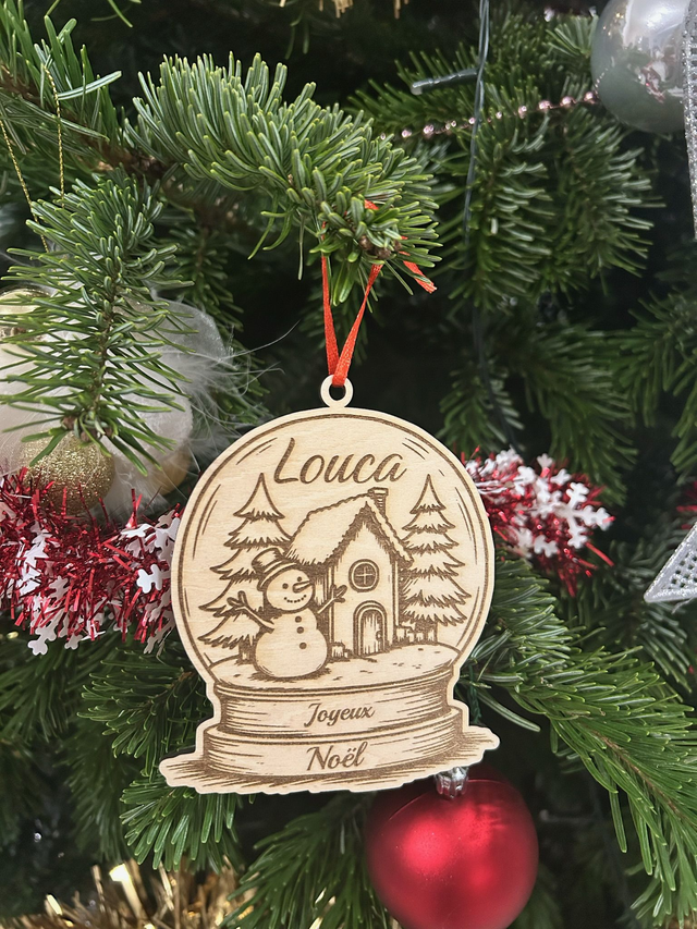 Boule Noël Personnalisé