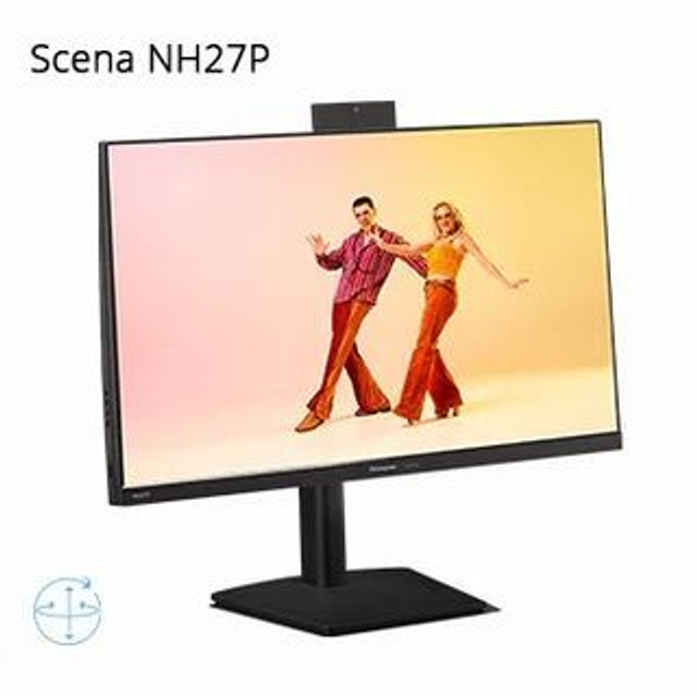 MONITOR SICOMPUTER SCENA 27" NH27P 16:9 - MULTIM, DP, HDMI, HELLO C - PIVOT