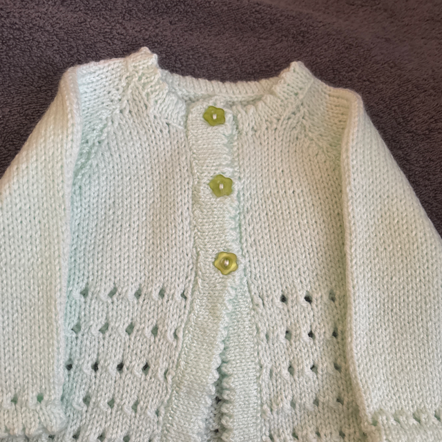 Mint matinee cardigan 0-3months 