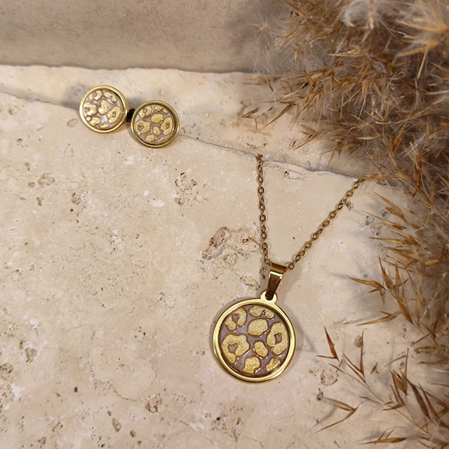 Leo Beige | Gold | Glossy 