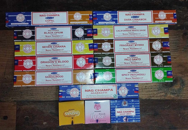 Lot de 6 encens aux choix