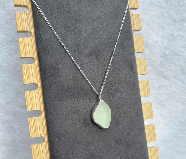 22/3/26 - Silver sea glass pendant workshop - Sunday 22nd March 2026