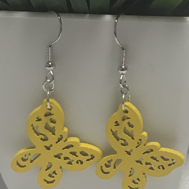 Yellow Dangling Earrings- YDE05