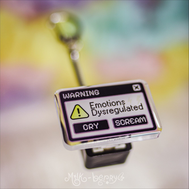 Porte-clé Clicker Emotions Dysregulated