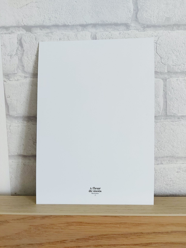 Carte illustrée "Esprit de Noël" | Papeterie colorée et poétique