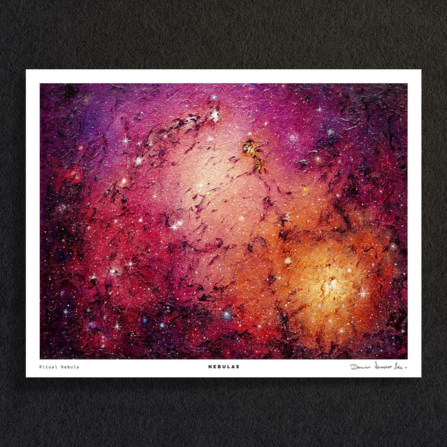 #0582 Ritual Nebula - NEBULAS - PRINT - peintures Acrylique