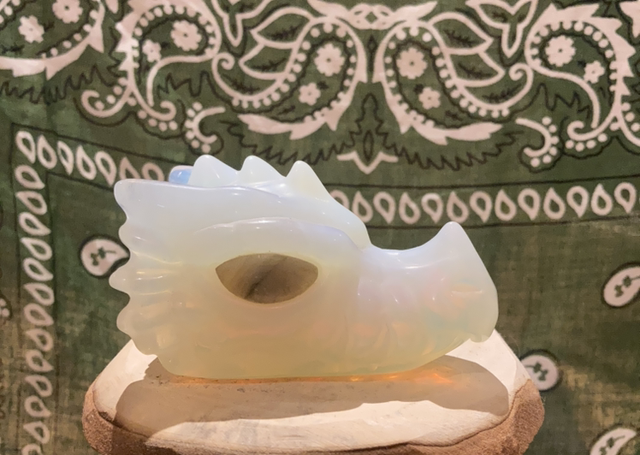 Dragons handcarved Opalite. 