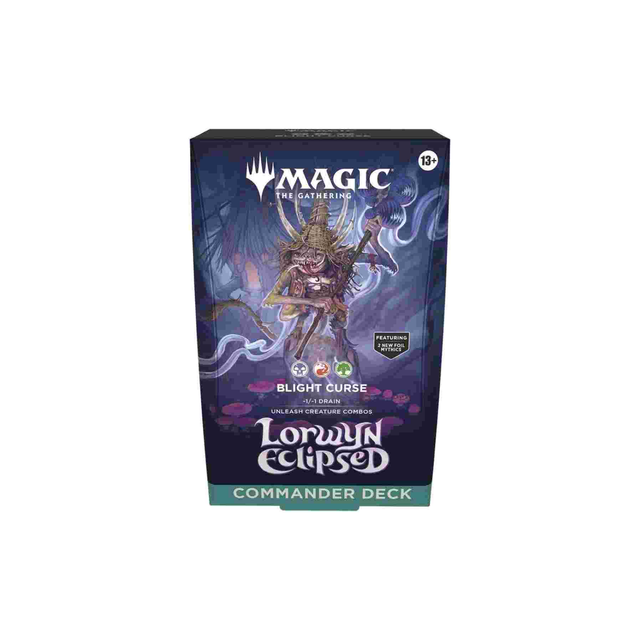 Lorwyn Eclipsed Commander Deck "Blight Curse" English - Magic 