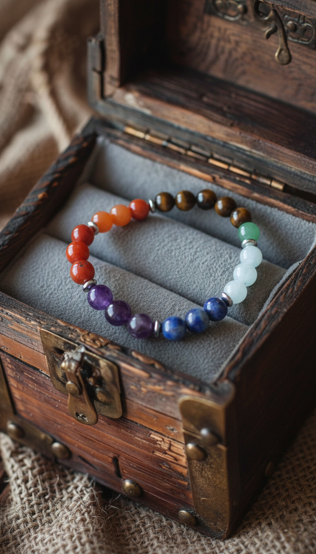 Bracelet en 7 chakras