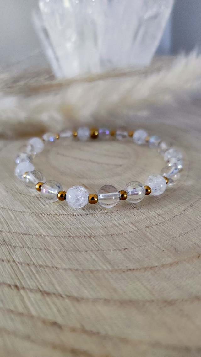 Bracelet "Nouveau départ" Cristal de roche