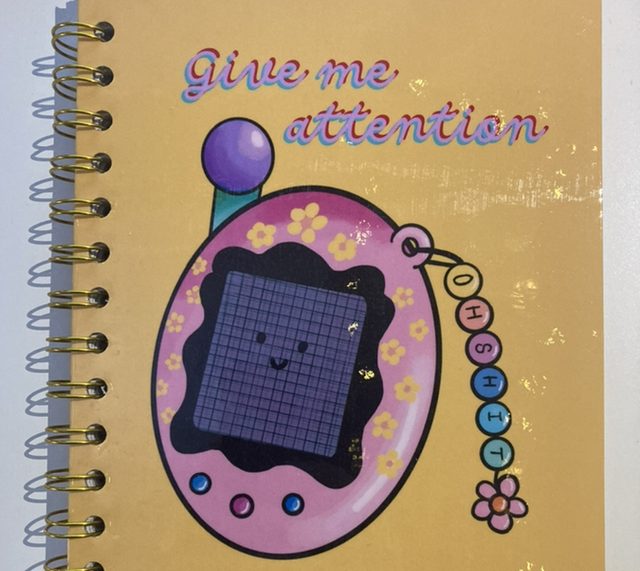 Tamagotchi notebook