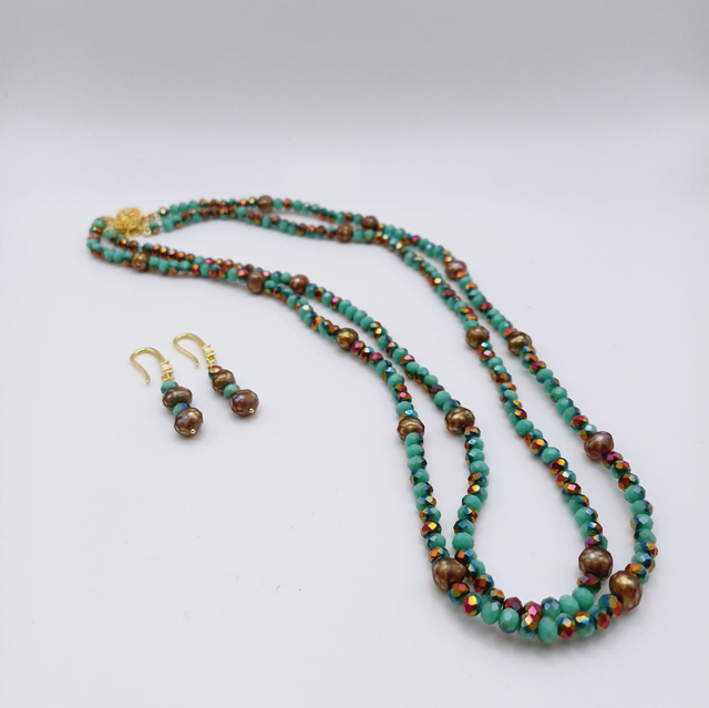 Collana con orecchino 